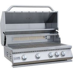 Kokomo 4 Burner 32 Inch Built In BBQ Grill with Back Burner KO-BAK4BG