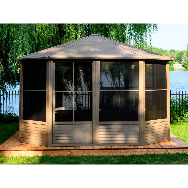 Gazebo Penguin Florence Solarium 12 X 12 Metal Roof 41212-MR