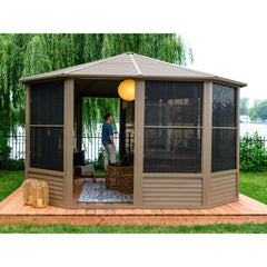 Gazebo Penguin Florence Solarium 12 X 12 Metal Roof 41212-MR