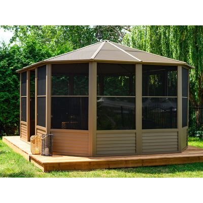 Gazebo Penguin Florence Solarium 12 X 15 Metal Roof 41215-MR