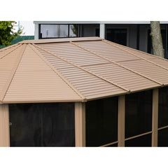 Gazebo Penguin Florence Solarium 12 X 18 Metal Roof 41218-MR