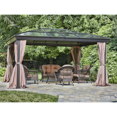 Gazebo Penguin Venus 16 Ft. W x 12 Ft. D Metal Patio Gazebo 43226