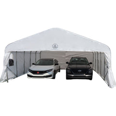 Gazebo Penguin Deluxe Double Car Shelter 18 ft x 20 ft. CO18X20FF-200