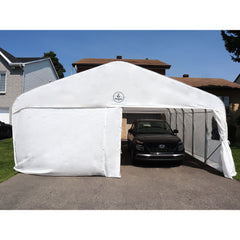 Gazebo Penguin Deluxe Double Car Shelter 18 ft x 20 ft. CO18X20FF-200