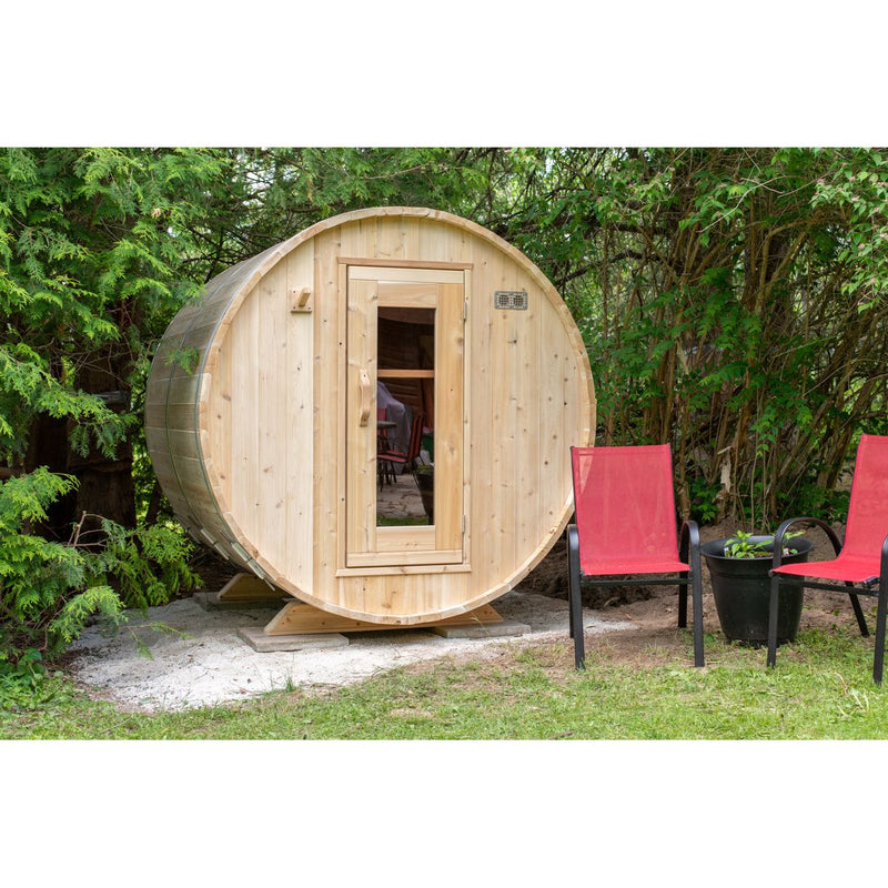 Dundalk LeisureCraft CT Harmony Barrel Sauna CTC22W