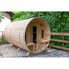 Dundalk LeisureCraft CT Tranquility Barrel Sauna CTC2345W