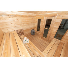 Dundalk LeisureCraft CT Georgian Cabin Sauna with Porch CTC88PW