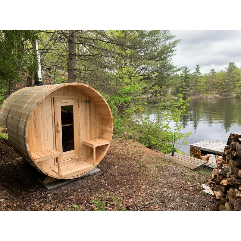 Dundalk LeisureCraft CT Serenity Barrel Sauna CTC2245W