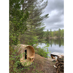 Dundalk LeisureCraft CT Serenity Barrel Sauna CTC2245W