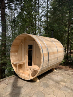 Dundalk LeisureCraft CT Serenity Barrel Sauna CTC2245W