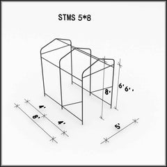 Gazebo Penguin Utility Shelter 5 ft. x 8 ft. TM5X8-CLR