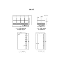 Gazebo Penguin Florence Add-A-Room with Metal Roof 8 X 16 W1608-MR