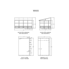 Gazebo Penguin Florence Add-A-Room with Metal Roof 10 X 16 W1610-MR