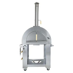 Kokomo  32 Inch Dual Fuel Gas or Wood Fired Stainless Steel Pizza Oven - KO-PIZZAOVEN-NG/LP