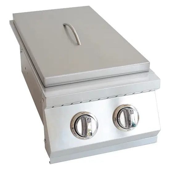 Kokomo Grills Stainless Steel Built-In Double Side Burner - KO-BAK2BG